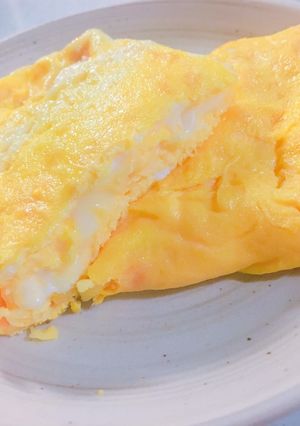 ☆スライスチーズでのびーる卵焼き☆-レシピのメイン写真