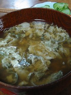 みょうがの卵とじ汁-レシピのメイン写真