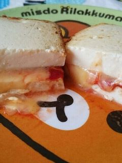 お豆腐ピザサンド-レシピのメイン写真