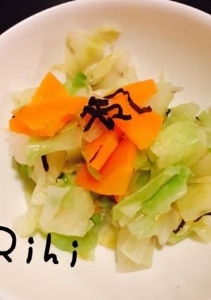 キャベツの塩昆布和え-レシピのメイン写真