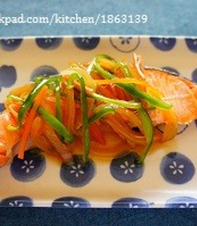 レンジでヘルシー！鮭の甘酢あんかけ by meg526 【クックパッド】 簡単