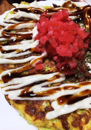 糖質制限 おからパウダー お好み焼き-レシピのメイン写真