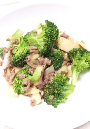 時短★ブロッコリーとひき肉の中華風炒め-レシピのメイン写真