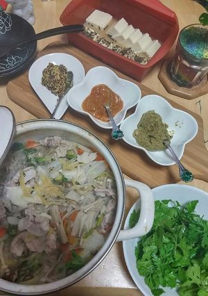 タイ風パクチー添え鍋-レシピのメイン写真
