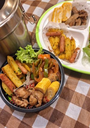 高１男子とパパの弁当241128-レシピのメイン写真