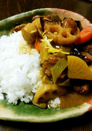 牛角切り肉の和あんカレー-レシピのメイン写真