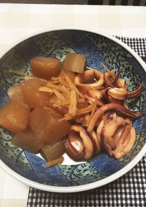 イカと大根の炊き合わせ(^｡^)-レシピのメイン写真
