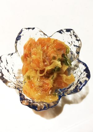 つま捨てないで!超簡単!わさびサーモン-レシピのメイン写真