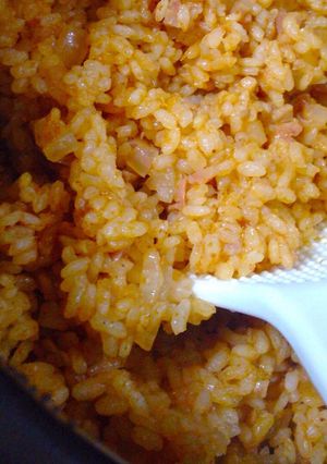 すべらない^^;炊飯器でチキンライス風-レシピのメイン写真