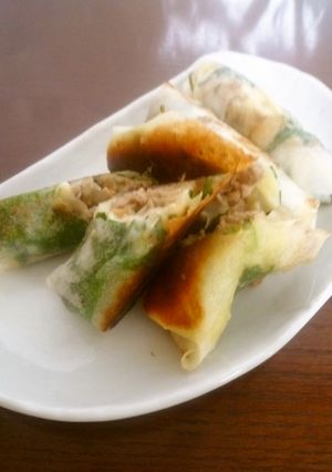 きのこの甘辛そぼろのチーズ春巻き-レシピのメイン写真