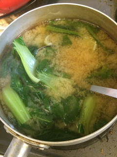 青梗菜の味噌汁-レシピのメイン写真