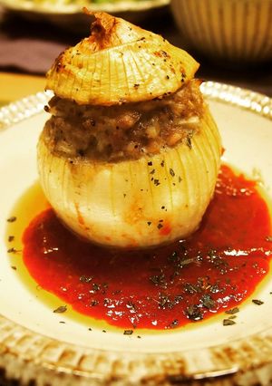 玉ねぎの肉詰め☆ながさわくん☆-レシピのメイン写真