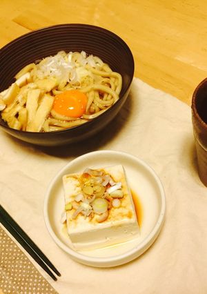 〜〜月見うどん?〜〜-レシピのメイン写真