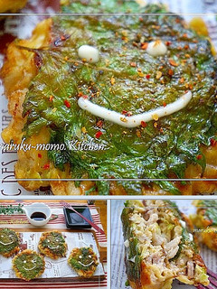 醤油香ばしい!根菜ゴロゴロ豆腐お好み焼き-レシピのメイン写真