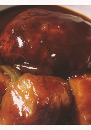 煮込みハンバーグ~ピーマンペースト入り~-レシピのメイン写真