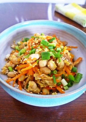 お豆のしりしり風-レシピのメイン写真