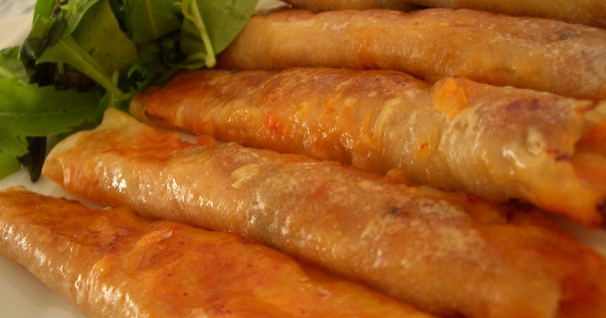 豚キムチの焼き春巻き by わんこmama 【クックパッド】 簡単おいしい
