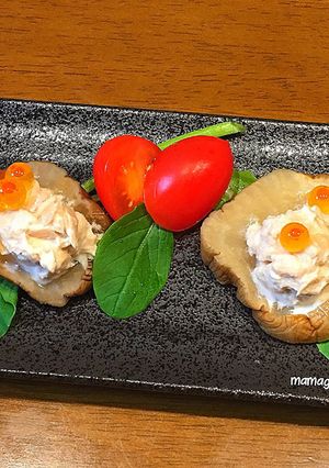 いぶりがっこのツナマヨ乗せ-レシピのメイン写真