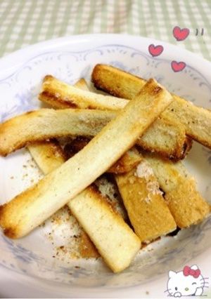 パンの耳でラスクもどき〜(o˘◡˘o)♡-レシピのメイン写真