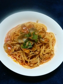 あさりのトマトJパスタ-レシピのメイン写真