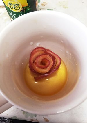薔薇が咲く蜂蜜レモン湯-レシピのメイン写真