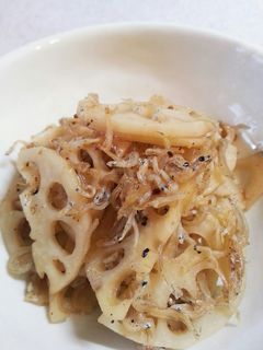 れんこんとじゃこの炒め-レシピのメイン写真