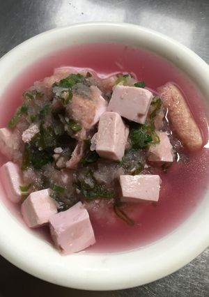 紅芯大根残念スープ飯-レシピのメイン写真
