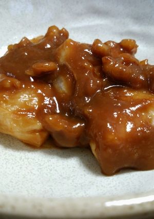 まったり幸せ～♪ くるみ甘味噌の絡め餅-レシピのメイン写真