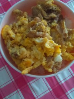 豚肉卵とじ丼~焼き肉のタレ風味~-レシピのメイン写真