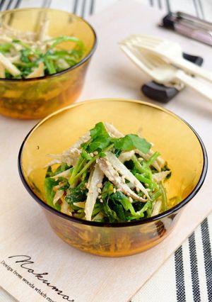 ゴボウとクレソンの胡麻マヨサラダ☆-レシピのメイン写真