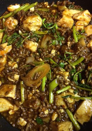 クレソンin!麻婆豆腐〜バルサミコ風味〜-レシピのメイン写真