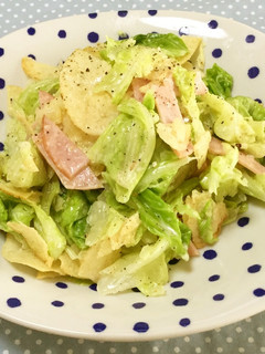 ポテトチップ入り☆キャベツサラダ-レシピのメイン写真