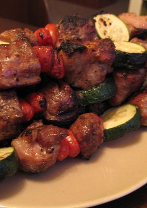 BBQ〜豚でシシカバブ-レシピのメイン写真