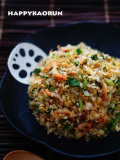 大根の葉と桜えびのパラパラ炒飯-レシピのメイン写真