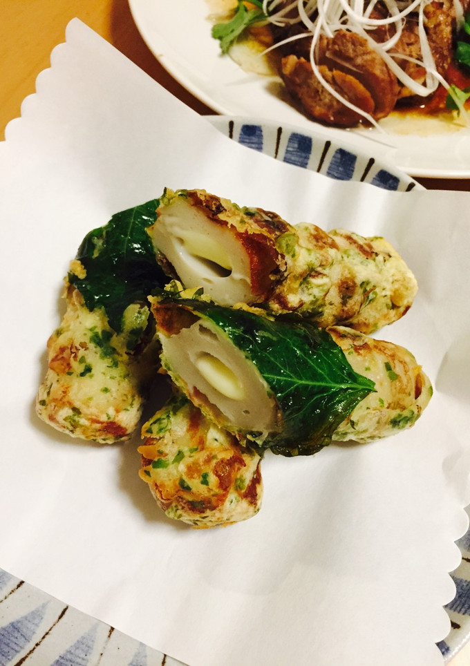 ちょいリッチ☆ちくわの磯辺揚げ-レシピのメイン写真
