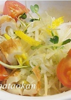 ヘルシー☆大根とエノキの柚子風味サラダ-レシピのメイン写真
