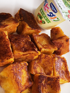 【離乳食】かぼちゃのフレンチトースト-レシピのメイン写真