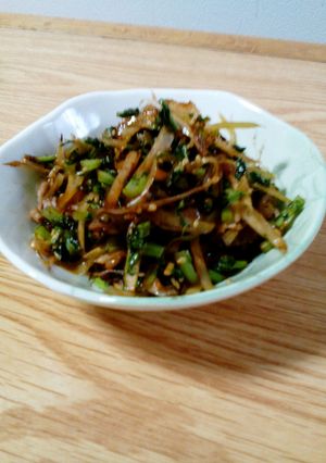 大根の葉と皮できんぴら風-レシピのメイン写真