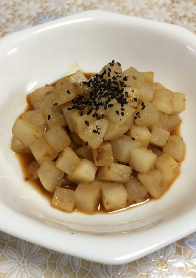 三浦の大根とからしの味噌あえ-レシピのメイン写真