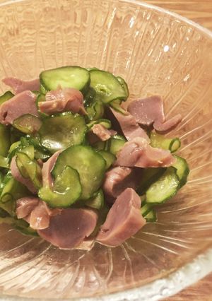 コリコリ歯応え♪砂肝の中華風酢の物-レシピのメイン写真