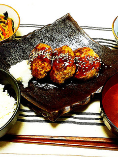 ♡和風ハンバーグ♡ポン酢ソース♡肉汁♡-レシピのメイン写真
