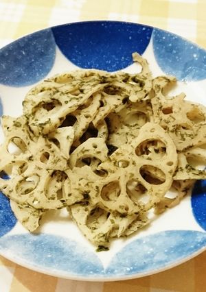 蓮根の青海苔バターソテー-レシピのメイン写真
