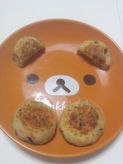 手づかみお焼き☆チーズ入りポテトコロッケ-レシピのメイン写真