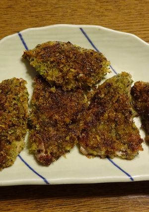 豚肉のパン粉焼き　カレー味とチーズ味-レシピのメイン写真