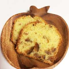 รูปของ サラダ油で無花果のパウンドケーキ