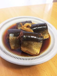 秋刀魚の煮物。圧力鍋で骨までパクパク!-レシピのメイン写真
