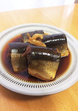 秋刀魚の煮物。圧力鍋で骨までパクパク！-レシピのメイン写真