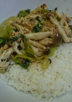 お手軽☆レタスとツナのあんかけ炒飯風丼☆-レシピのメイン写真