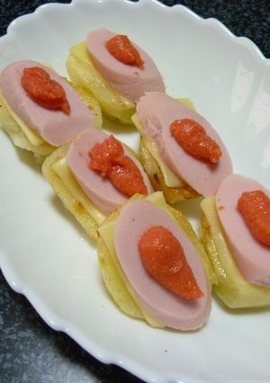 じゃがいも&魚肉ソーセージのおつまみ-レシピのメイン写真