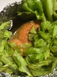 鮭とキャベツのホイル焼き-レシピのメイン写真